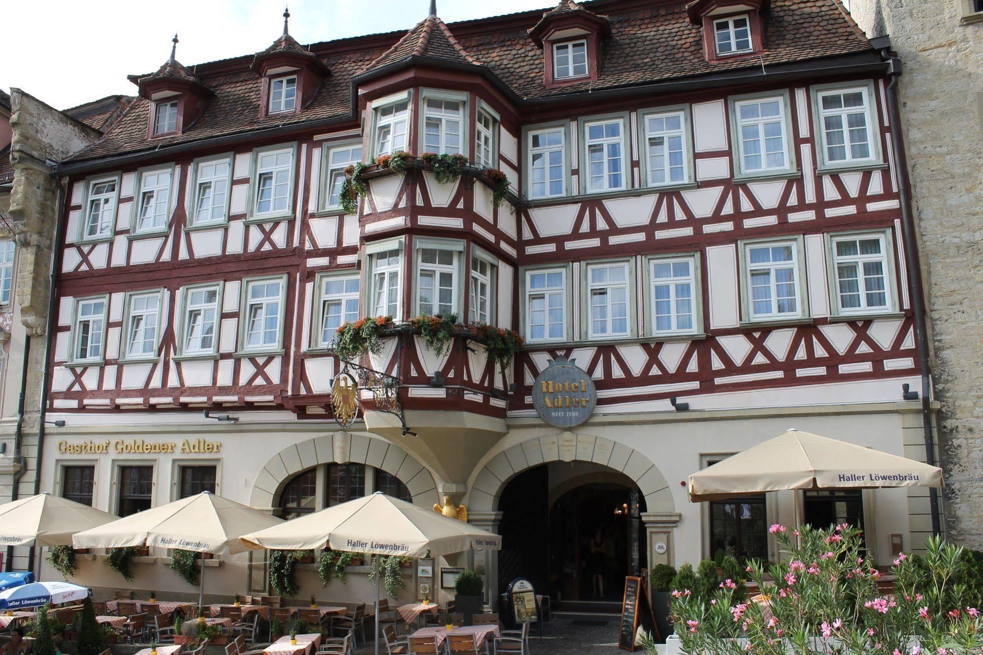 Stadt-Gut-Hotel Gasthof Goldener Adler Schwäbisch Hall Esterno foto